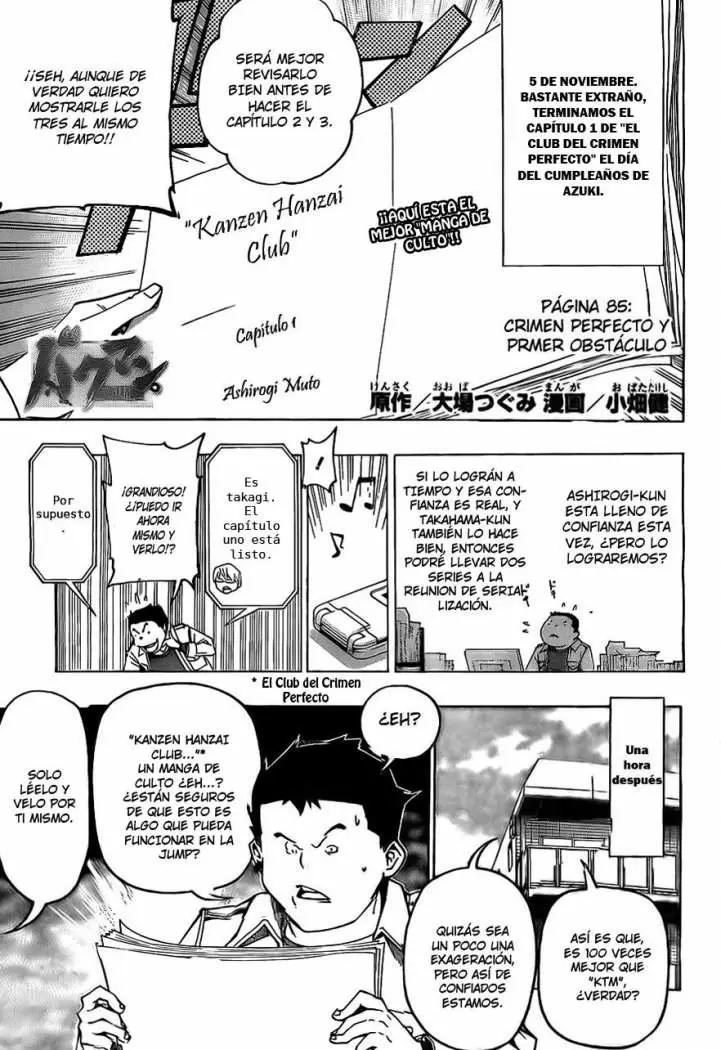Bakuman - Capítulo 85 - Página 1 - LectorTMOo