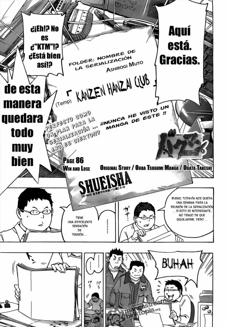 Bakuman - Capítulo 86 - Página 1 - LectorTMOo