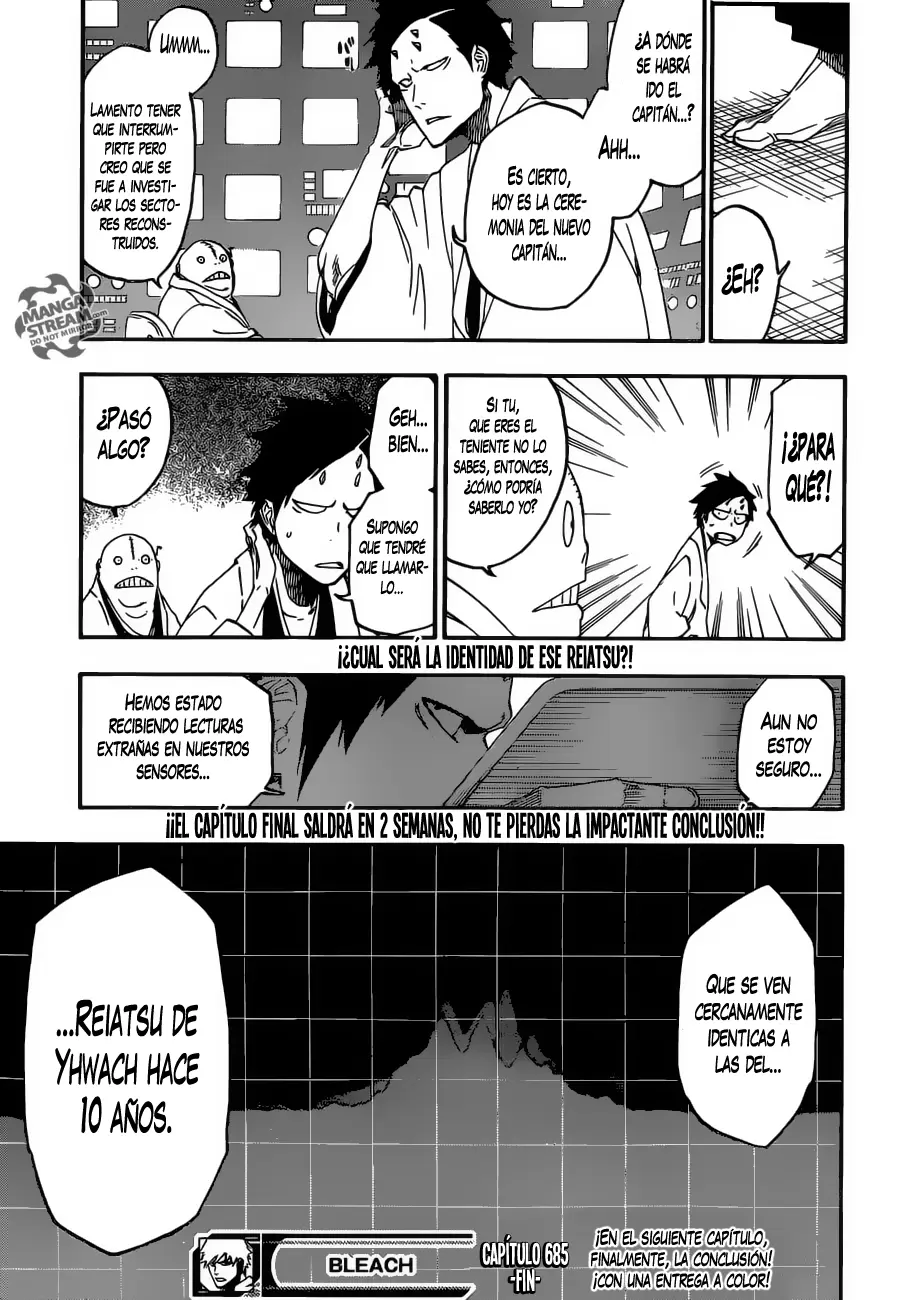 Bleach - Capítulo 685 - Página 19 - LectorTMOo
