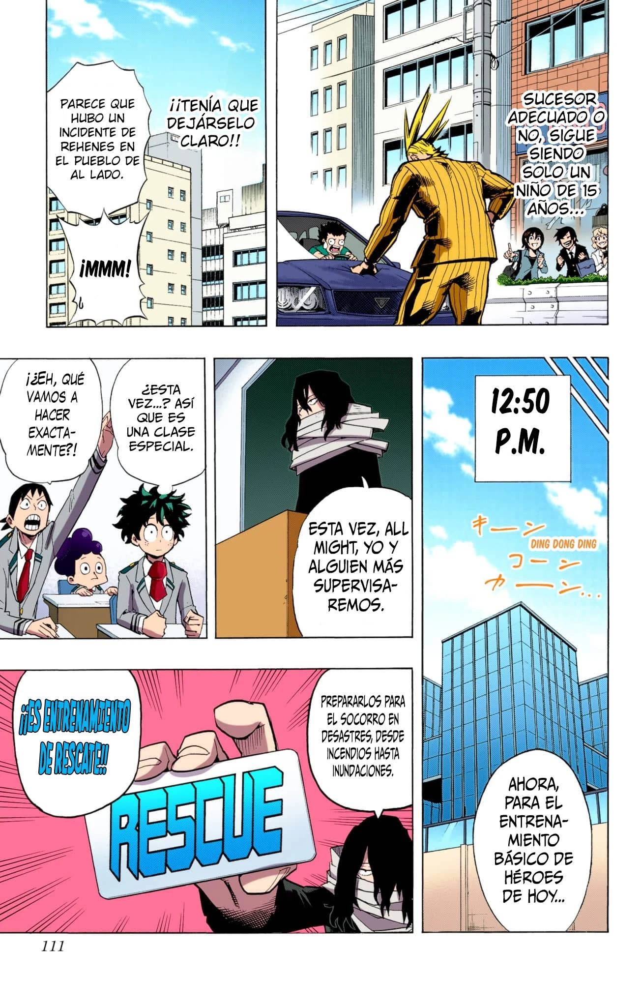 Boku no Hero Academia (Official Colored) capítulo 13 página 6