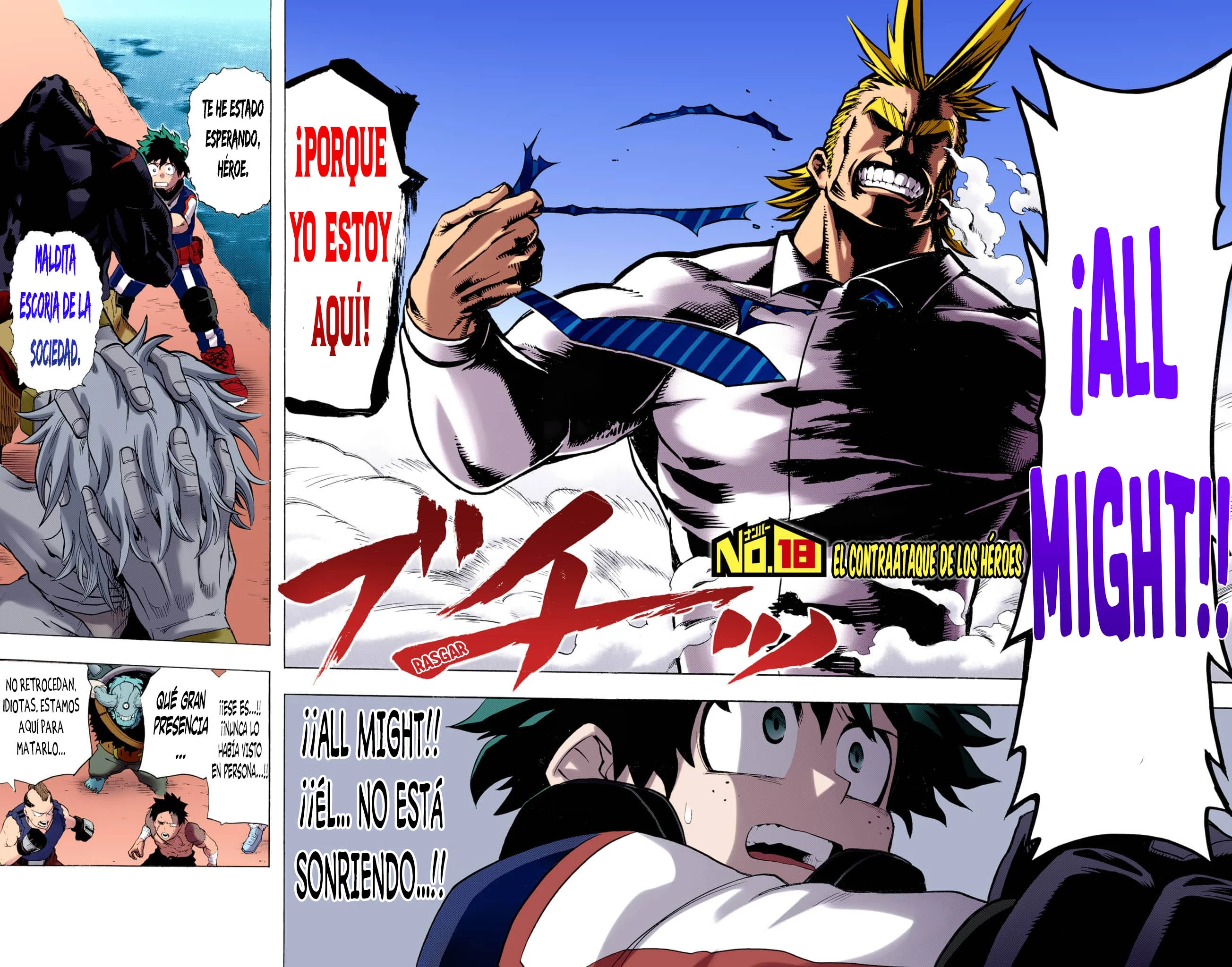 Boku no Hero Academia (Official Colored) capítulo 18 página 8