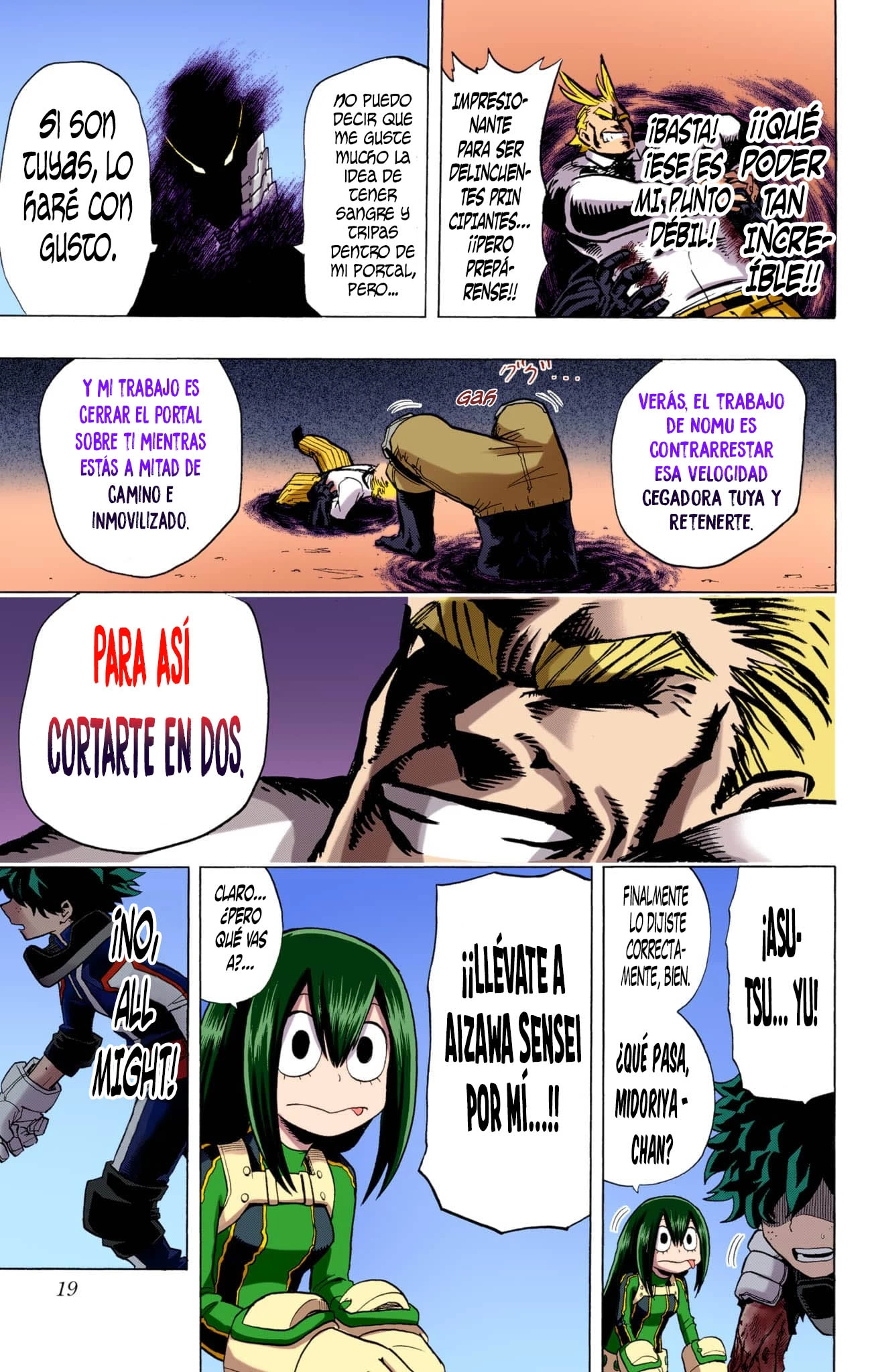 Boku no Hero Academia (Official Colored) capítulo 18 página 18