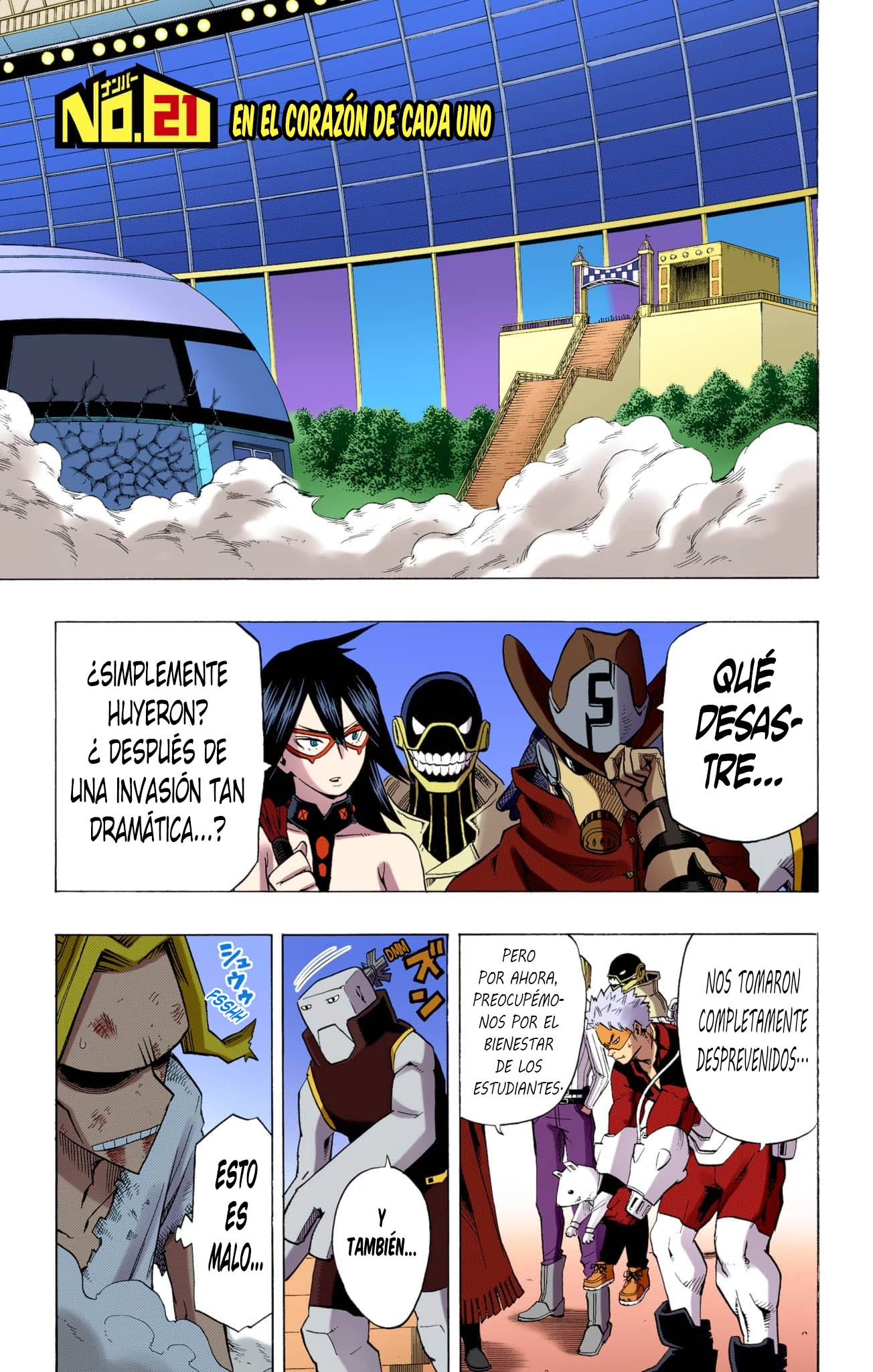 Boku no Hero Academia (Official Colored) capítulo 21 página 2