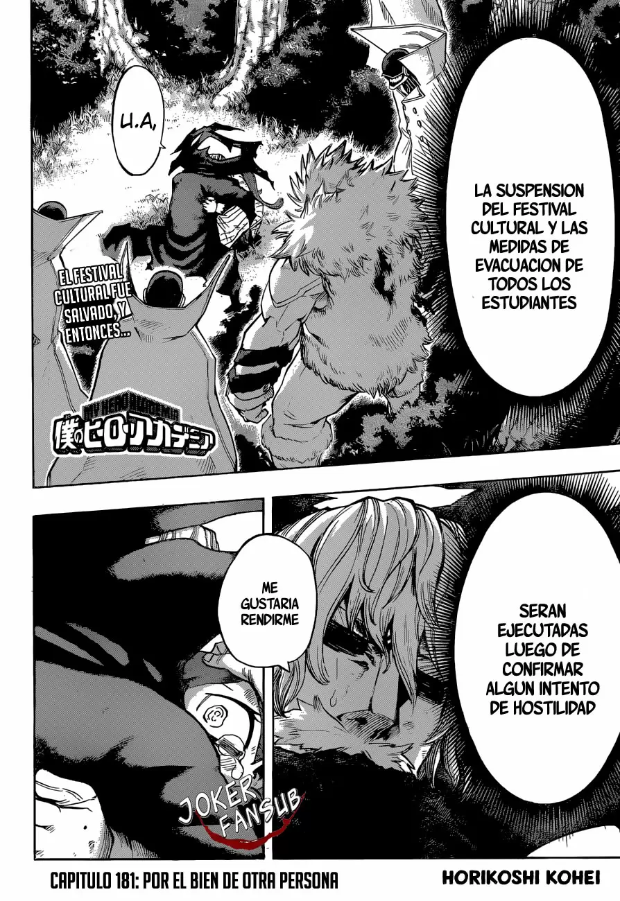 Boku No Hero Academia - Capítulo 181 - Página 3 - LectorTMOo