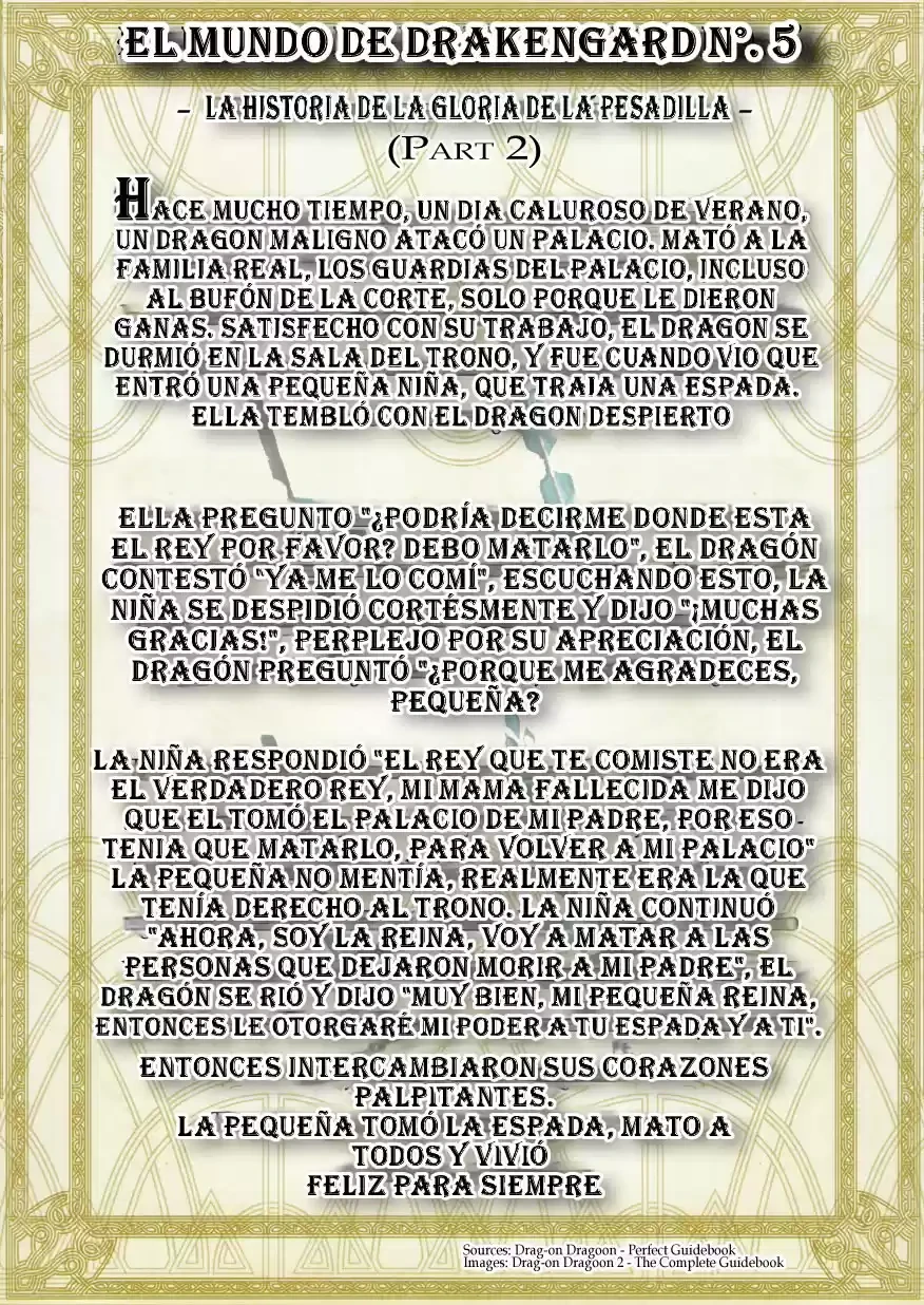 Drag-On Dragoon: Shi Ni Itaru Aka capítulo 1 página 50