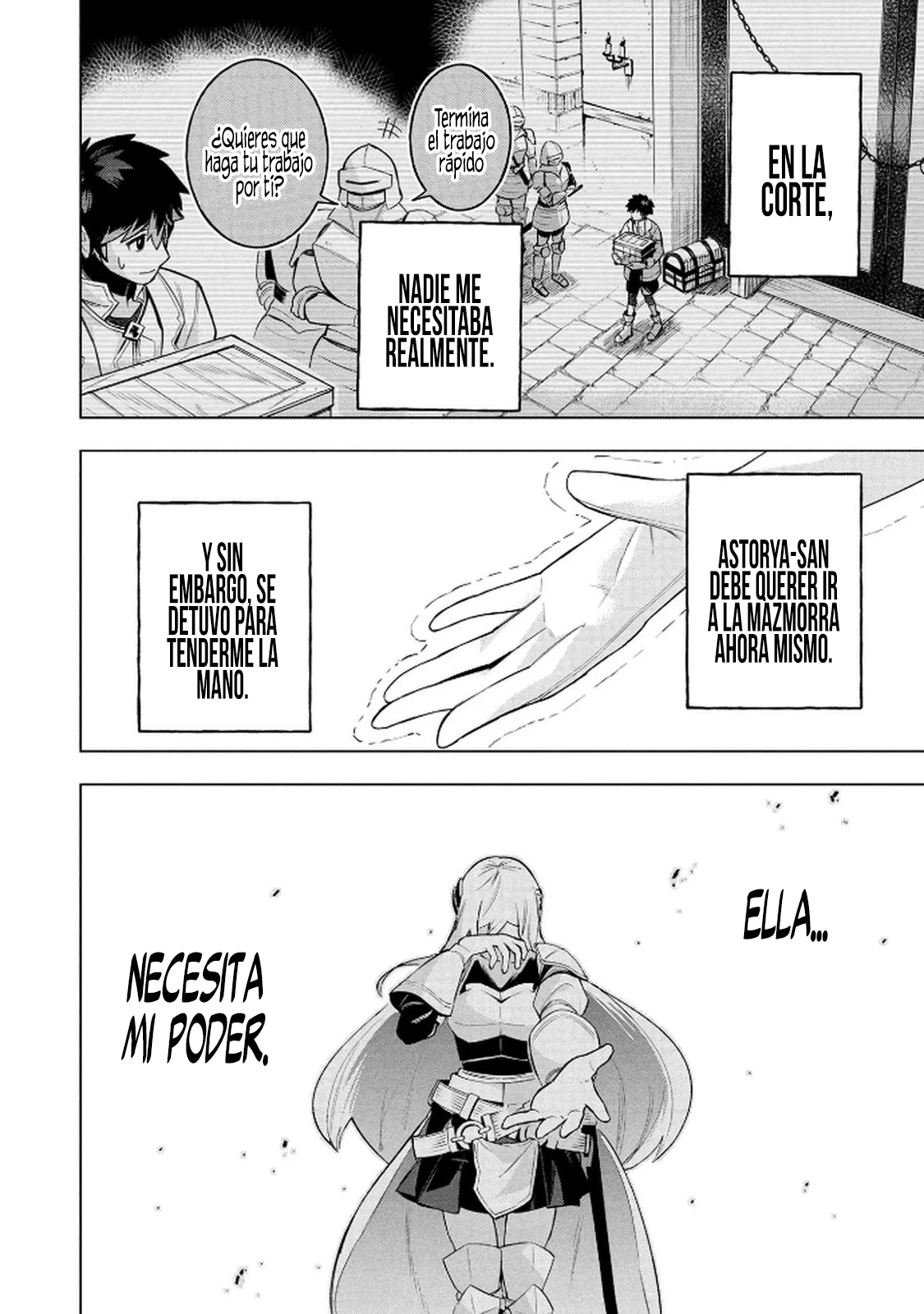 Era el cerrajero del palacio, pero me despidieron ahora El Señor demonio Encerrado se ha vuelto loco, pero ya es demasiado tarde, pues me voy a conquistar mazmorras con una aventurera de rango S capítulo 3 página 21
