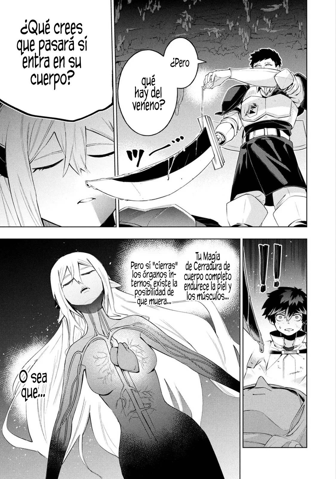 Era el cerrajero del palacio, pero me despidieron ahora El Señor demonio Encerrado se ha vuelto loco, pero ya es demasiado tarde, pues me voy a conquistar mazmorras con una aventurera de rango S capítulo 9 página 16