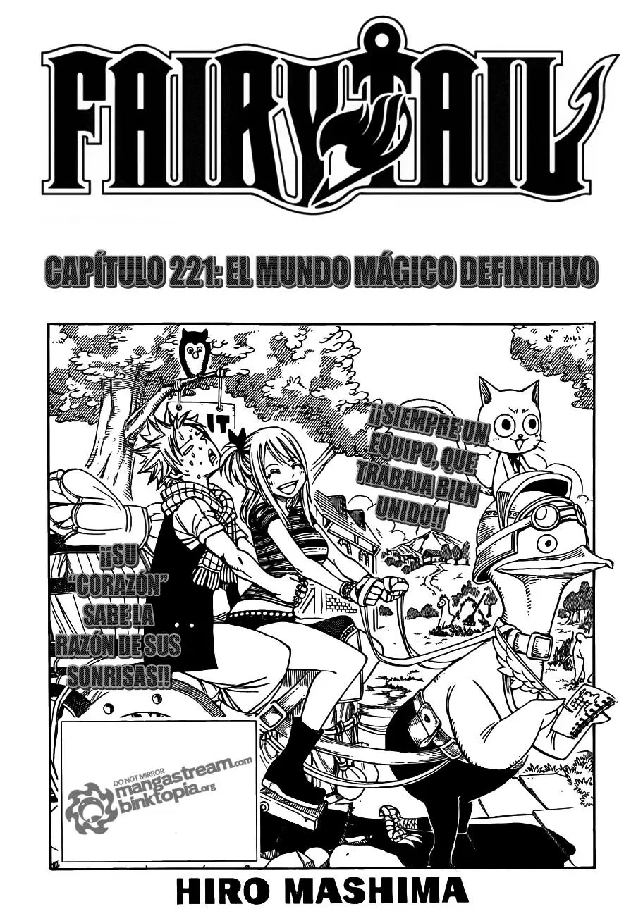 Fairy Tail - Capítulo 221 - Página 1 - LectorTMOo