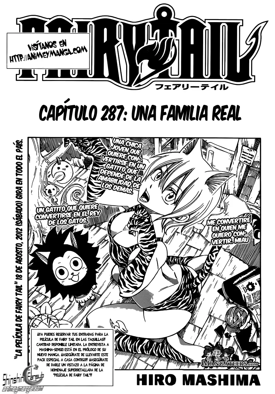 Fairy Tail - Capítulo 287 - Página 1 - LectorTMOo