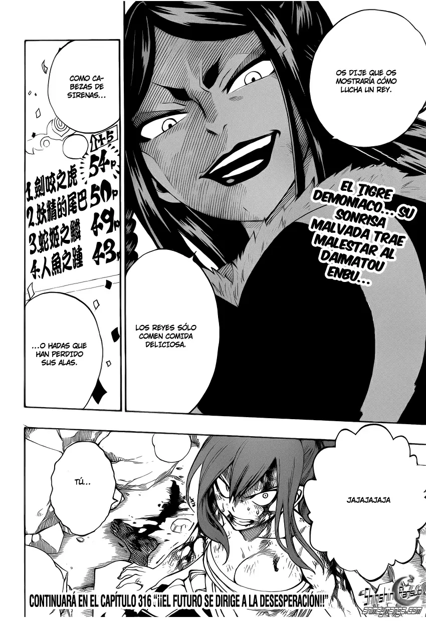 Fairy Tail - Capítulo 315 - Página 19 - LectorTMOo