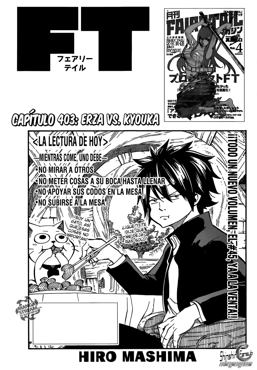 Fairy Tail - Capítulo 403 - Página 1 - LectorTMOo