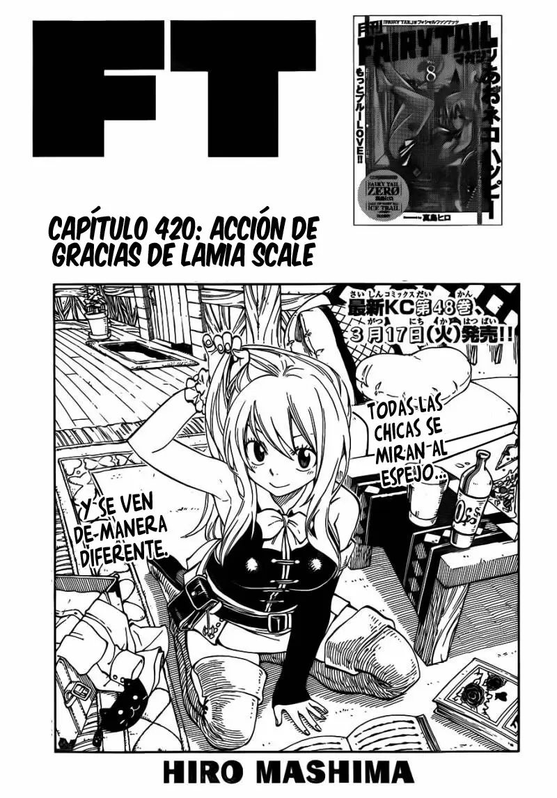 Fairy Tail - Capítulo 420 - Página 1 - LectorTMOo
