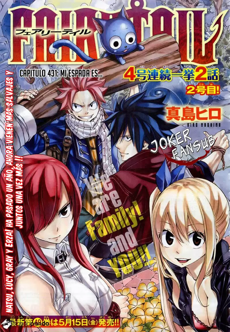Fairy Tail - Capítulo 431 - Página 1 - LectorTMOo