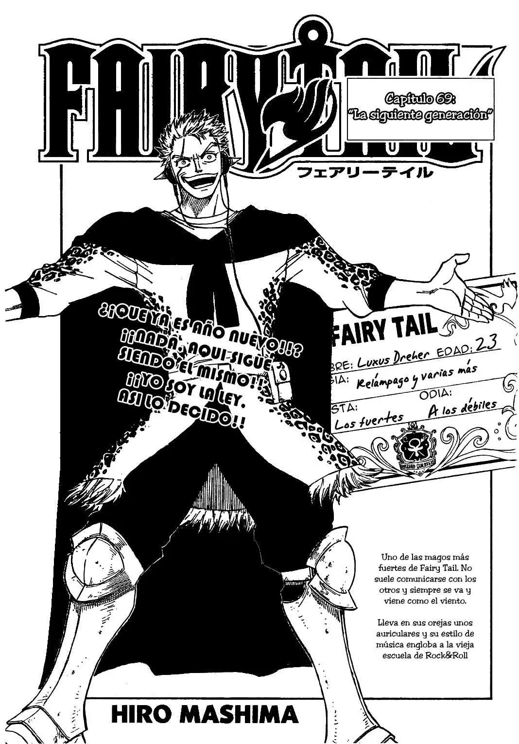 Fairy Tail - Capítulo 69 - Página 1 - LectorTMOo