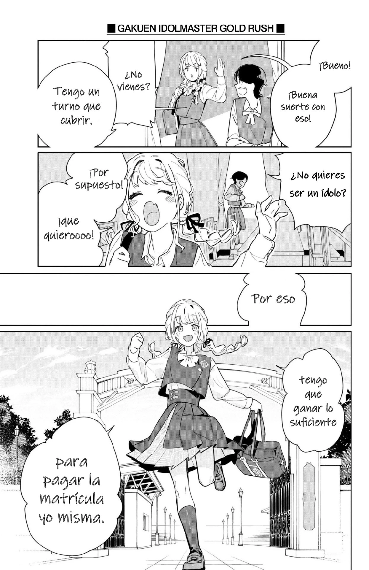 Gakuen Idolmaster GOLD RUSH capítulo 1 página 25