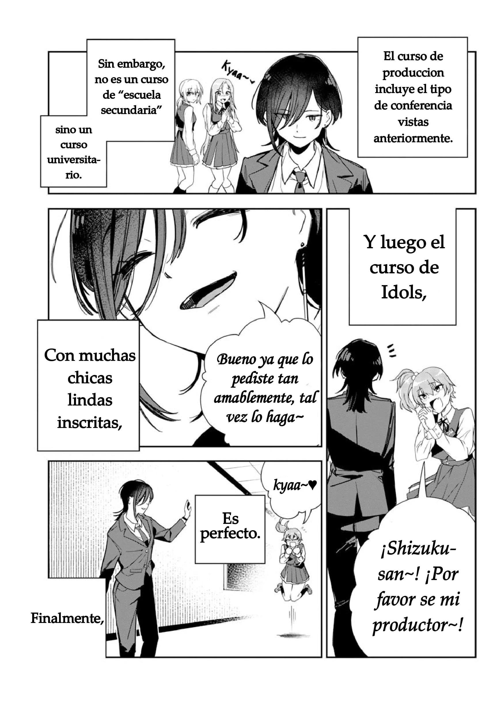 Gakuen Idolmaster GOLD RUSH capítulo 2 página 9