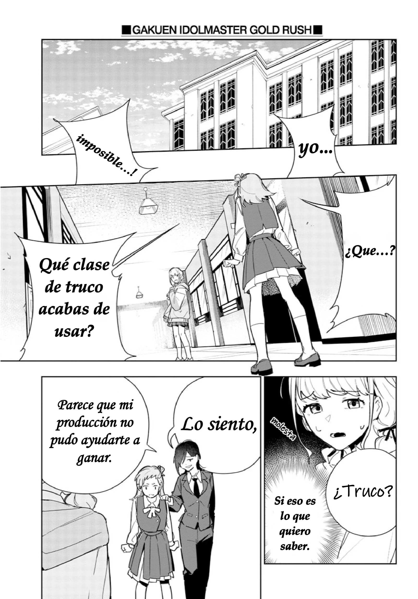 Gakuen Idolmaster GOLD RUSH capítulo 2 página 48