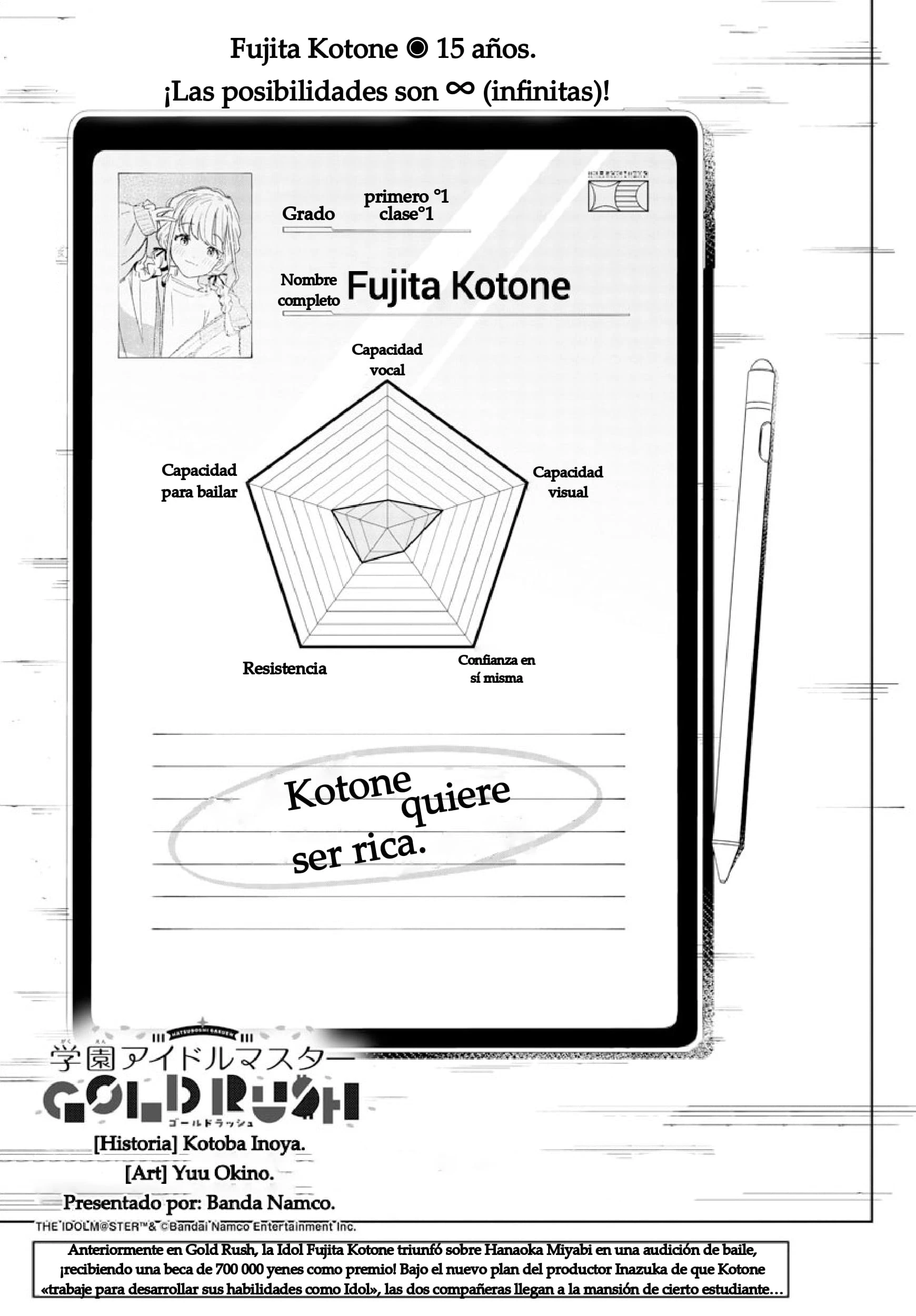 Gakuen Idolmaster GOLD RUSH capítulo 4 página 2