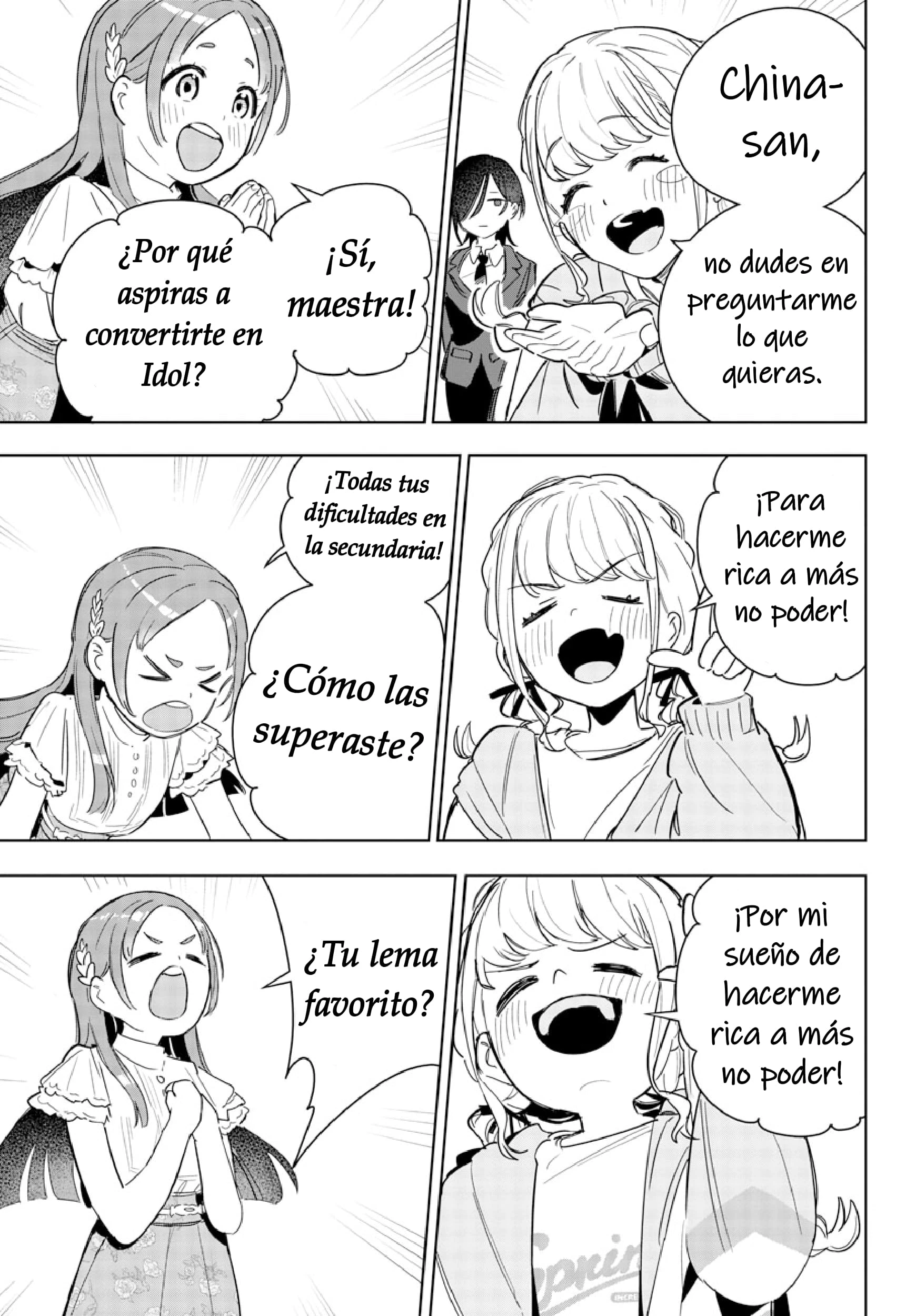Gakuen Idolmaster GOLD RUSH capítulo 4 página 8