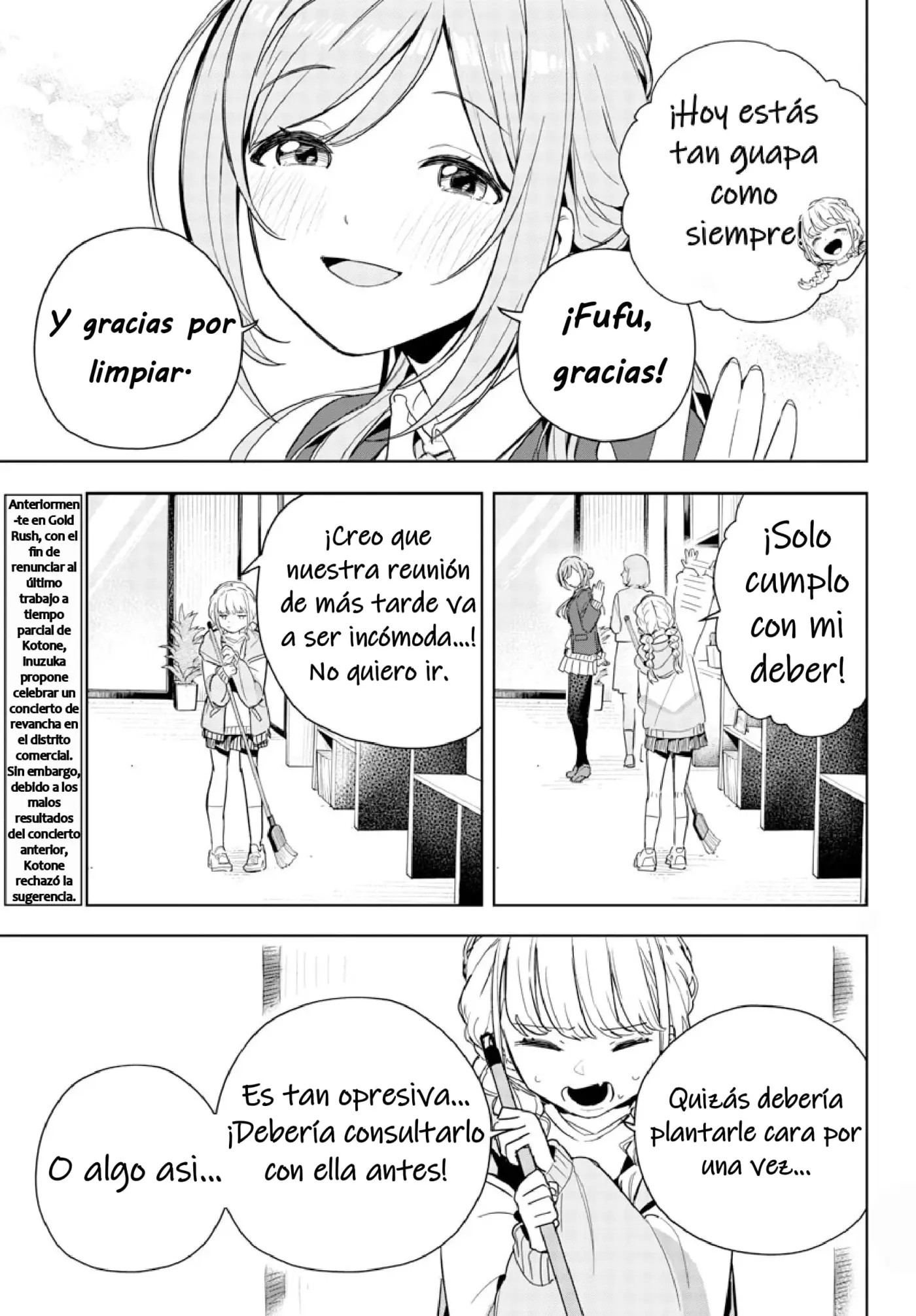 Gakuen Idolmaster GOLD RUSH capítulo 7 página 4