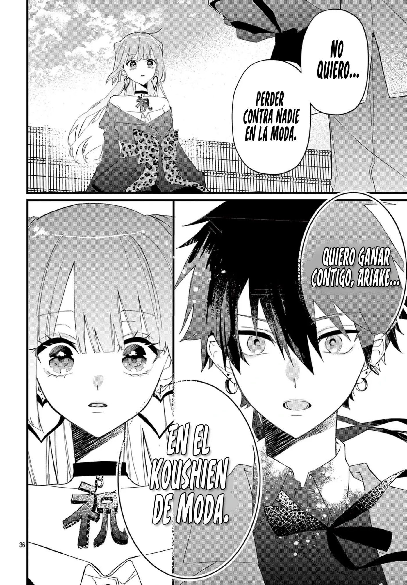 Gal to Couture: Ariake Momo wa Fuku wo Tsukutte Yuushou suru Koto ni shita - Capítulo 1 - Página 39 - LectorTMOo