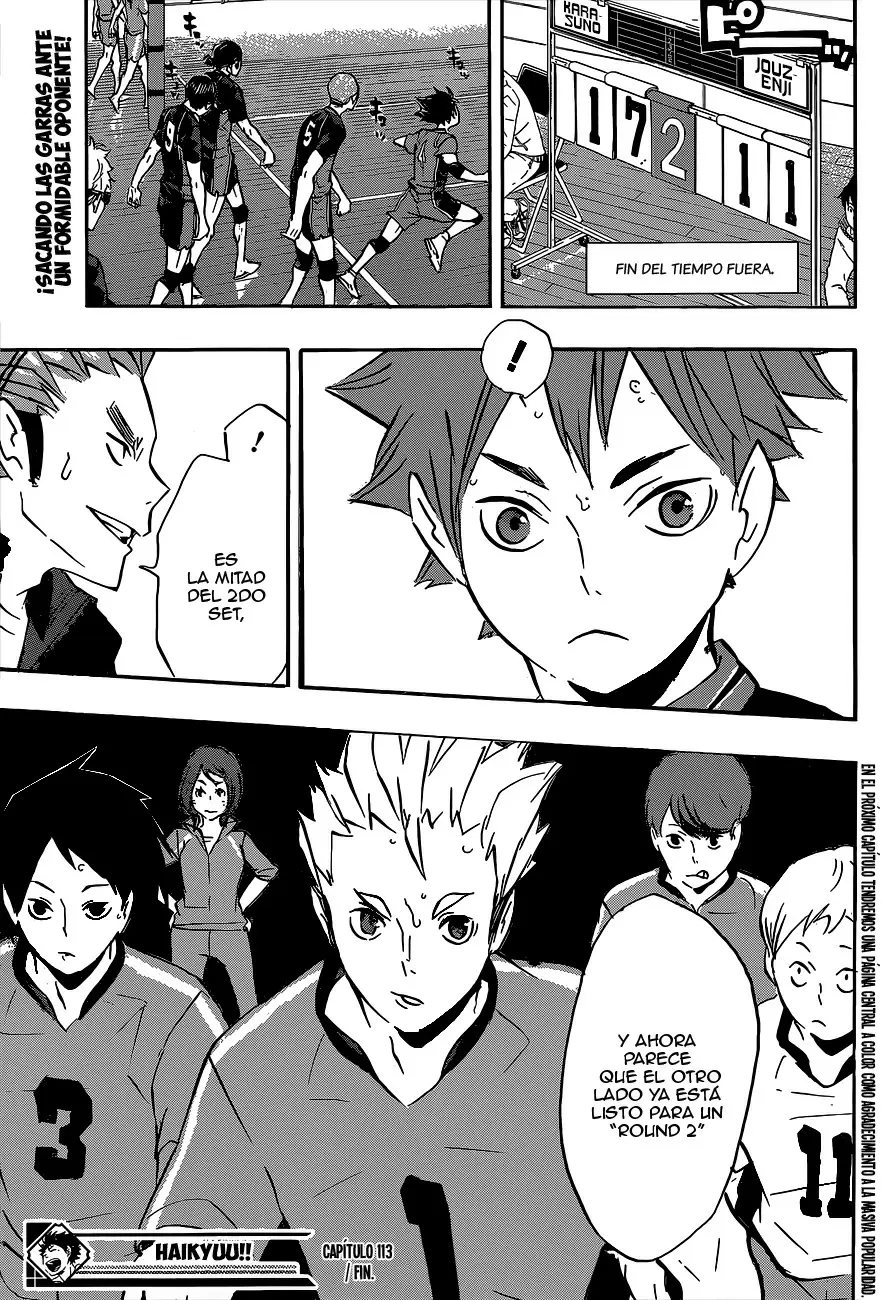 Haikyuu!! - Capítulo 113 - Página 19 - LectorTMOo