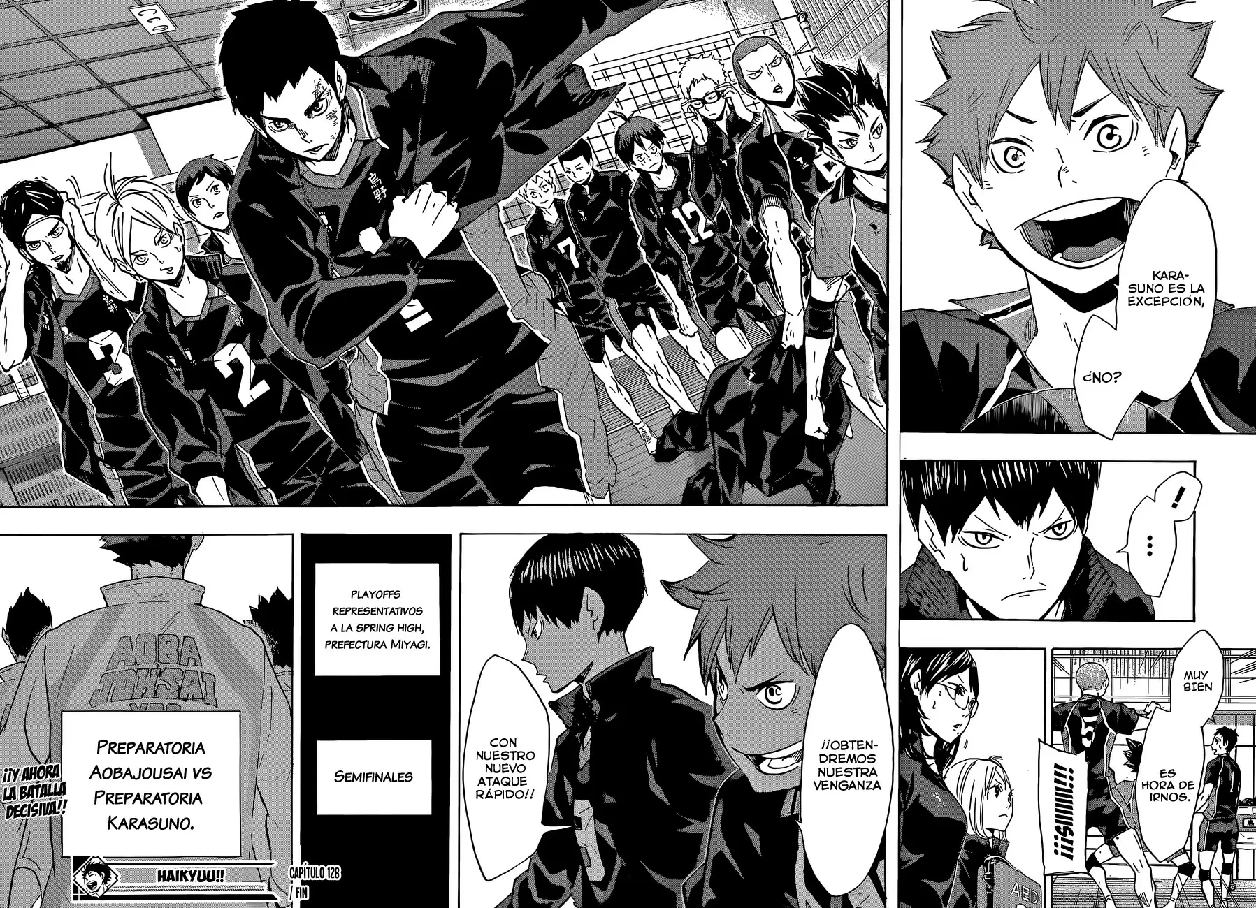 Haikyuu!! capítulo 128 página 17