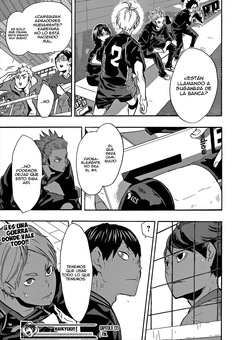Haikyuu!! - Capítulo 133 - Página 18 - LectorTMOo