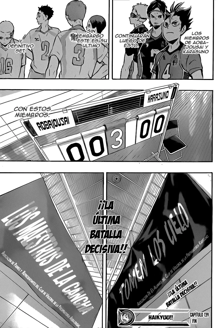 Haikyuu!! - Capítulo 139 - Página 17 - LectorTMOo