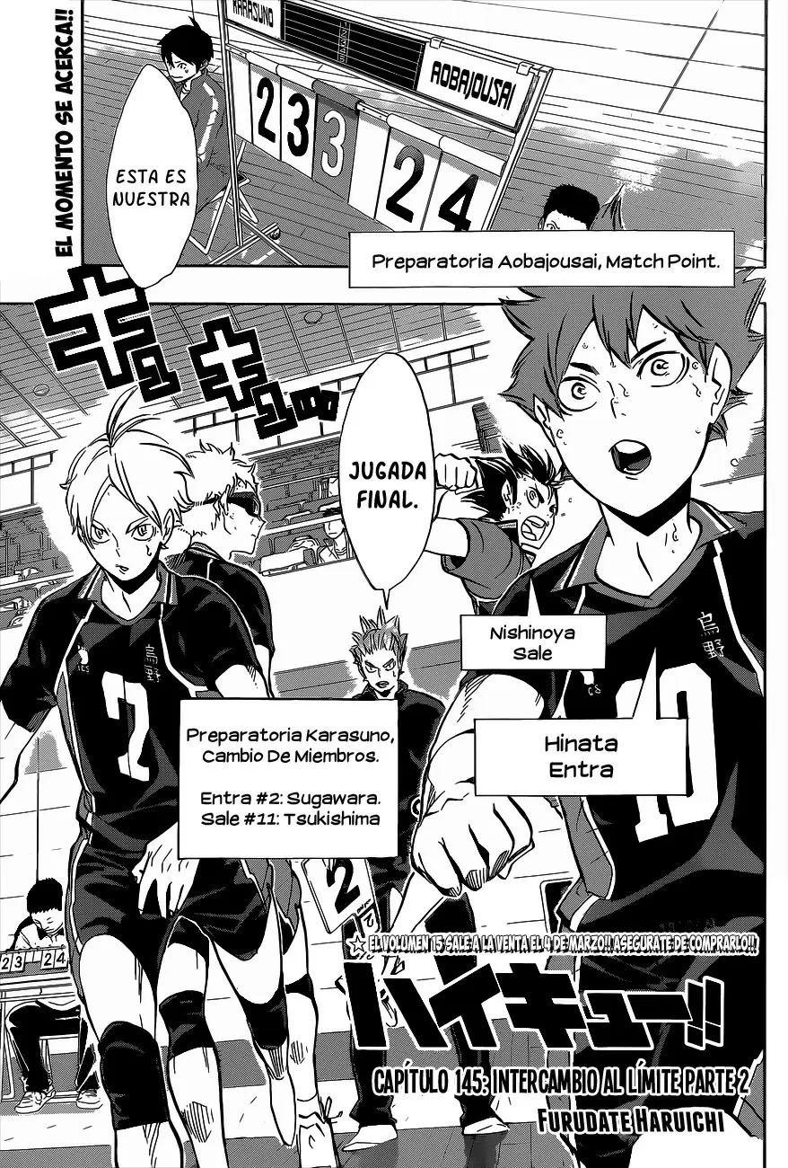 Haikyuu!! - Capítulo 145 - Página 6 - LectorTMOo