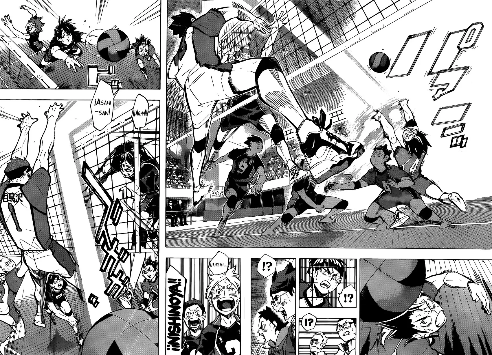 Haikyuu!! capítulo 187 página 8