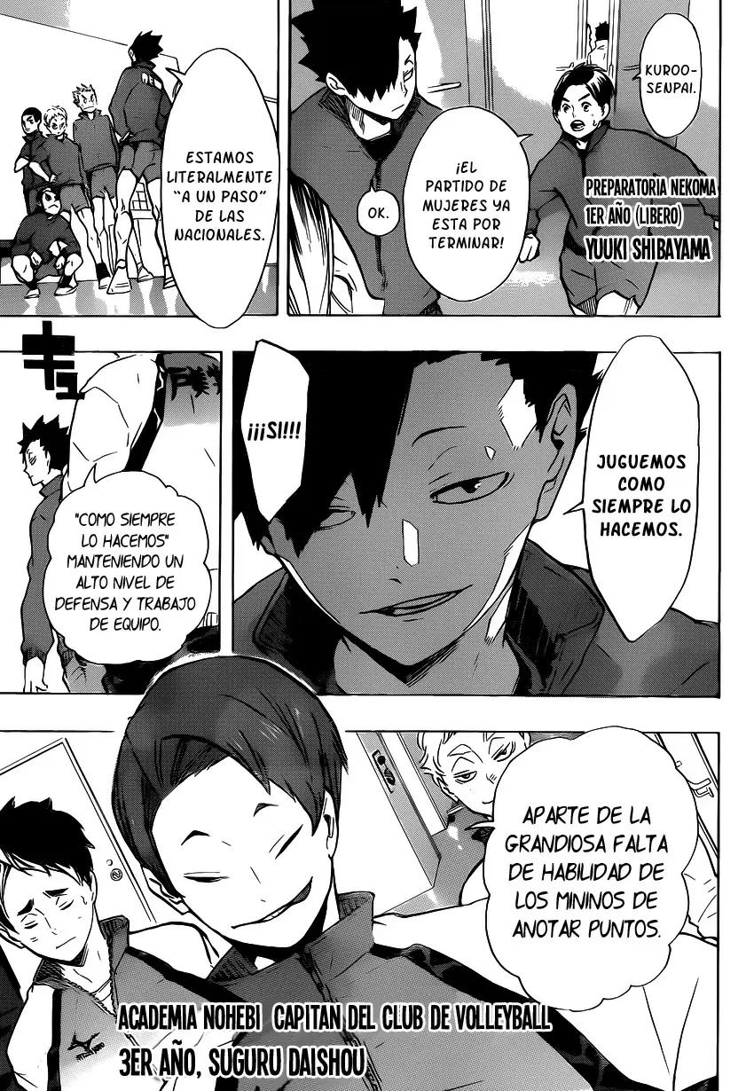 Haikyuu!! - Capítulo 190 - Página 15 - LectorTMOo
