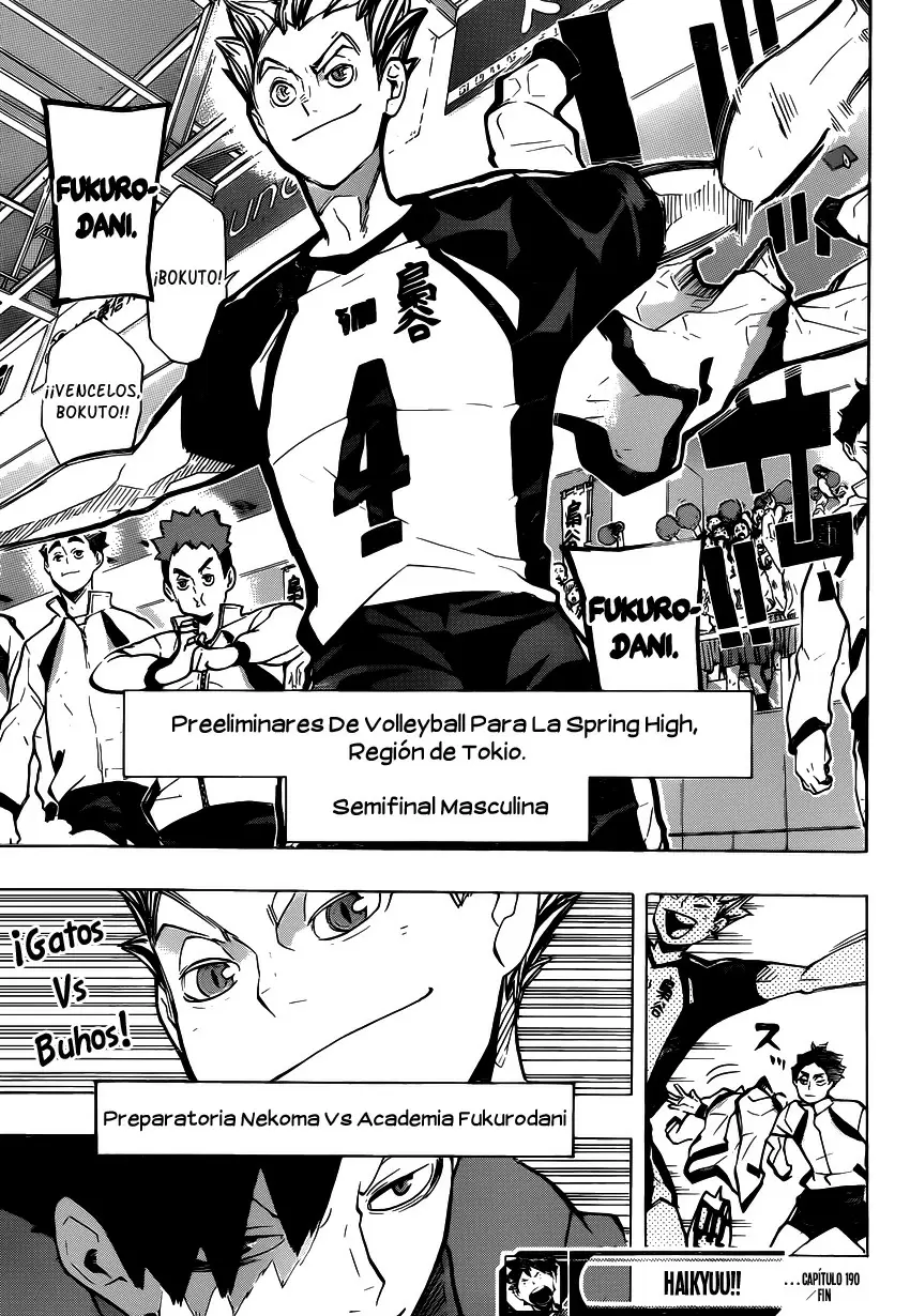 Haikyuu!! - Capítulo 190 - Página 19 - LectorTMOo