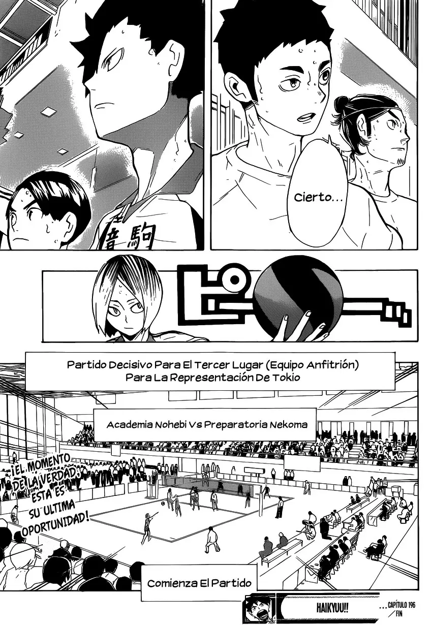 Haikyuu!! - Capítulo 196 - Página 18 - LectorTMOo