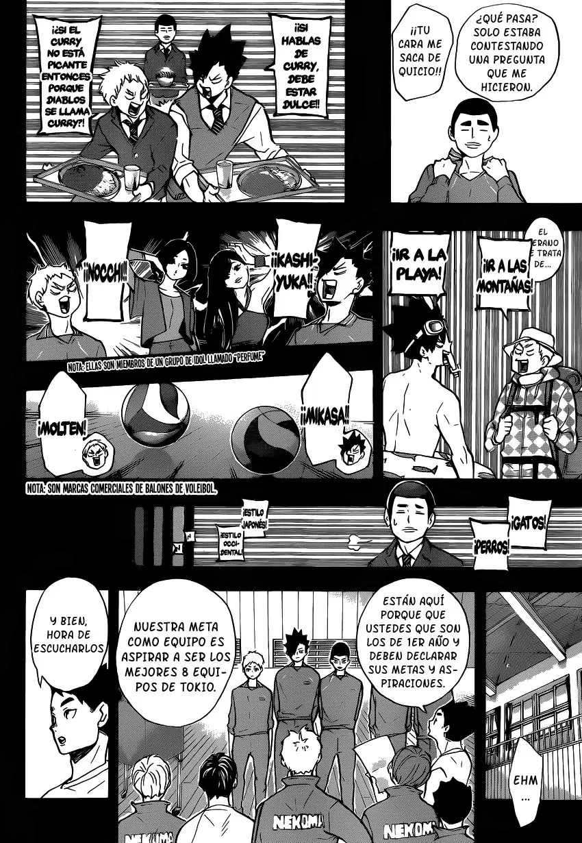 Haikyuu!! capítulo 200 página 5