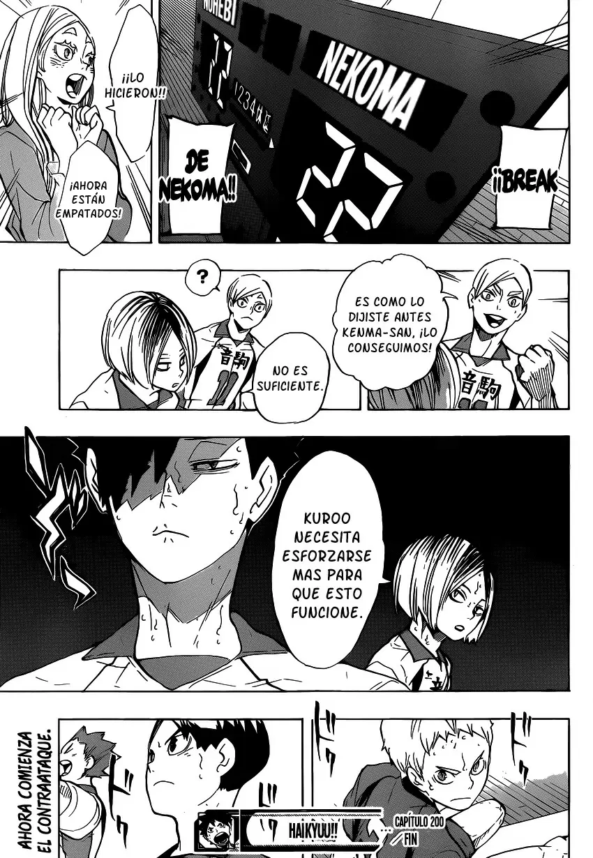Haikyuu!! capítulo 200 página 19
