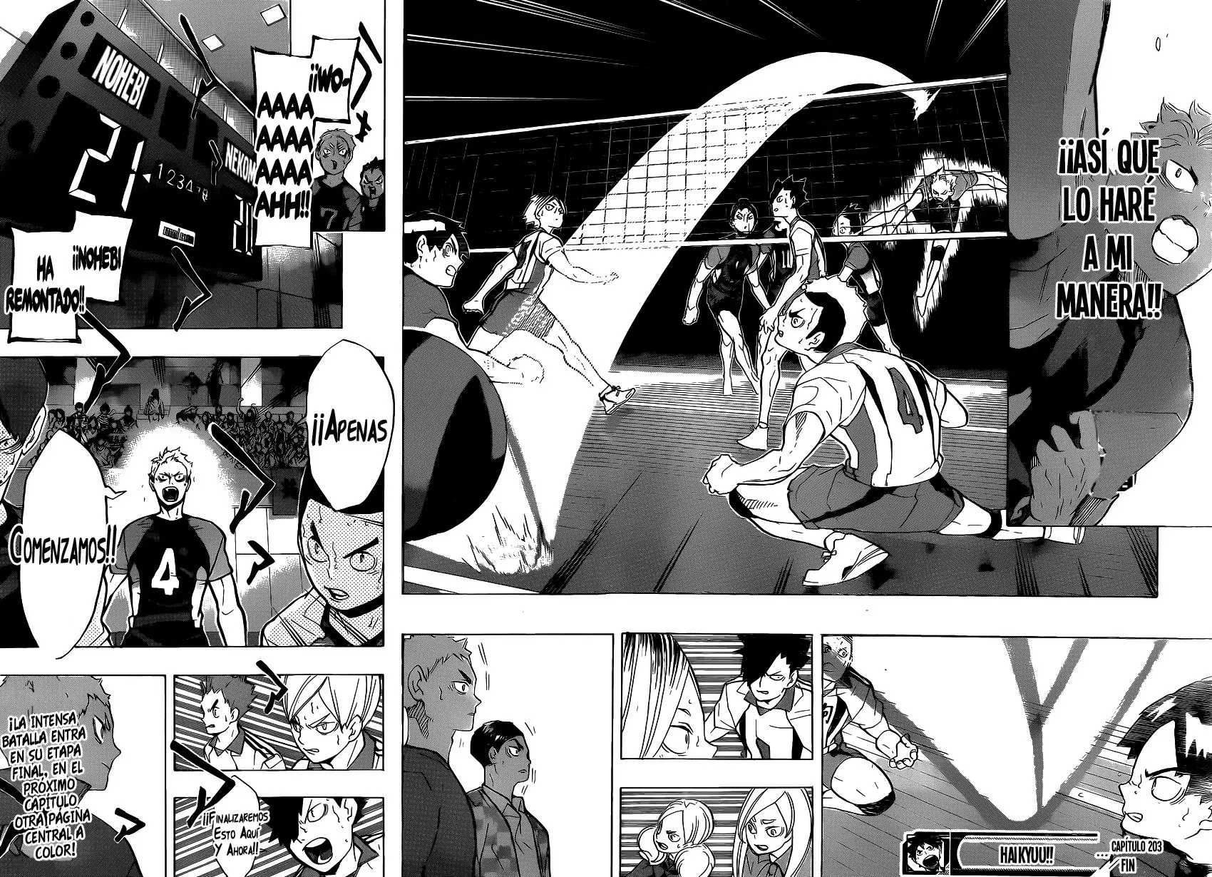 Haikyuu!! capítulo 203 página 19