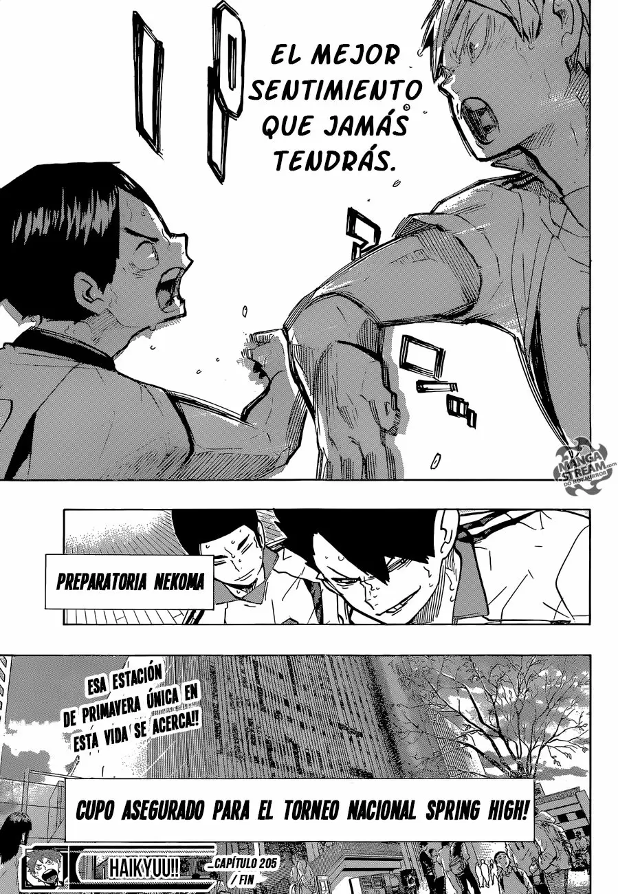 Haikyuu!! capítulo 205 página 17