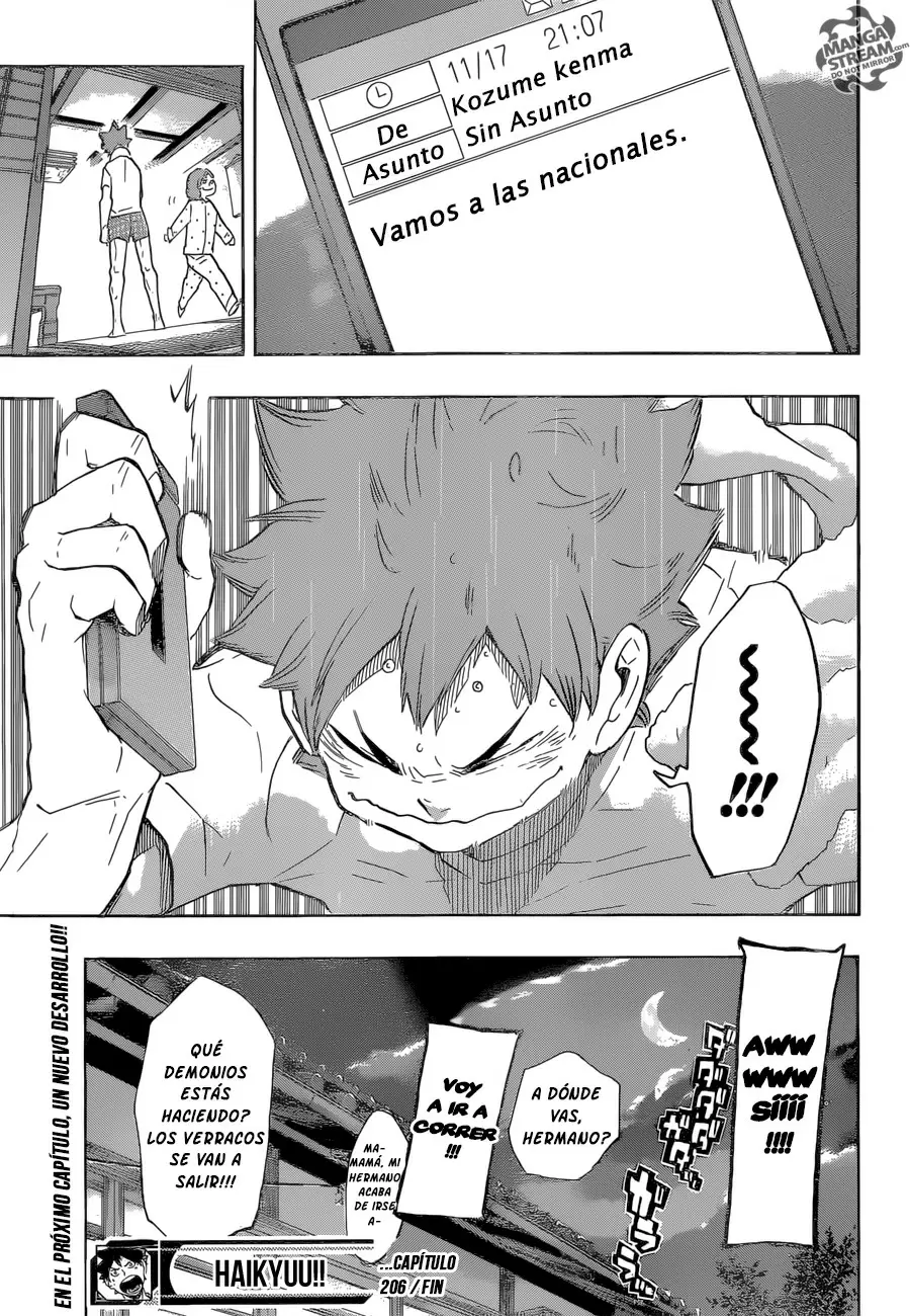 Haikyuu!! capítulo 206 página 18