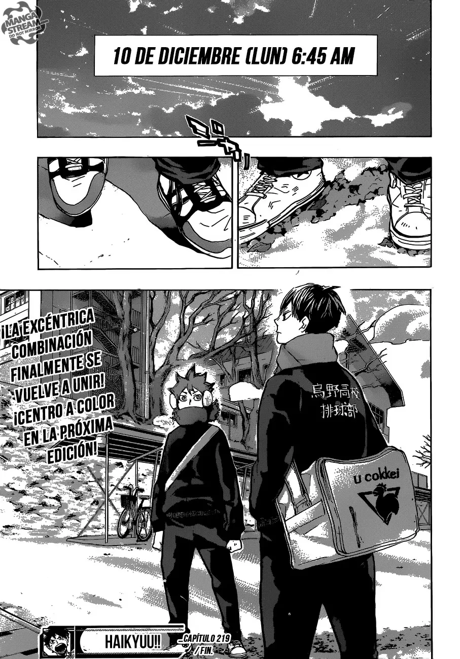 Haikyuu!! - Capítulo 219 - Página 20 - LectorTMOo