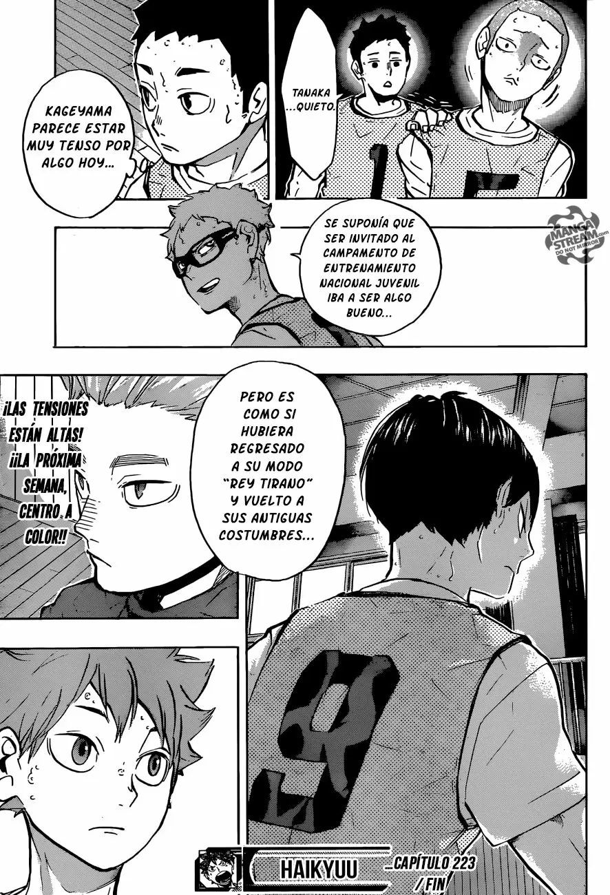 Haikyuu!! - Capítulo 223 - Página 21 - LectorTMOo