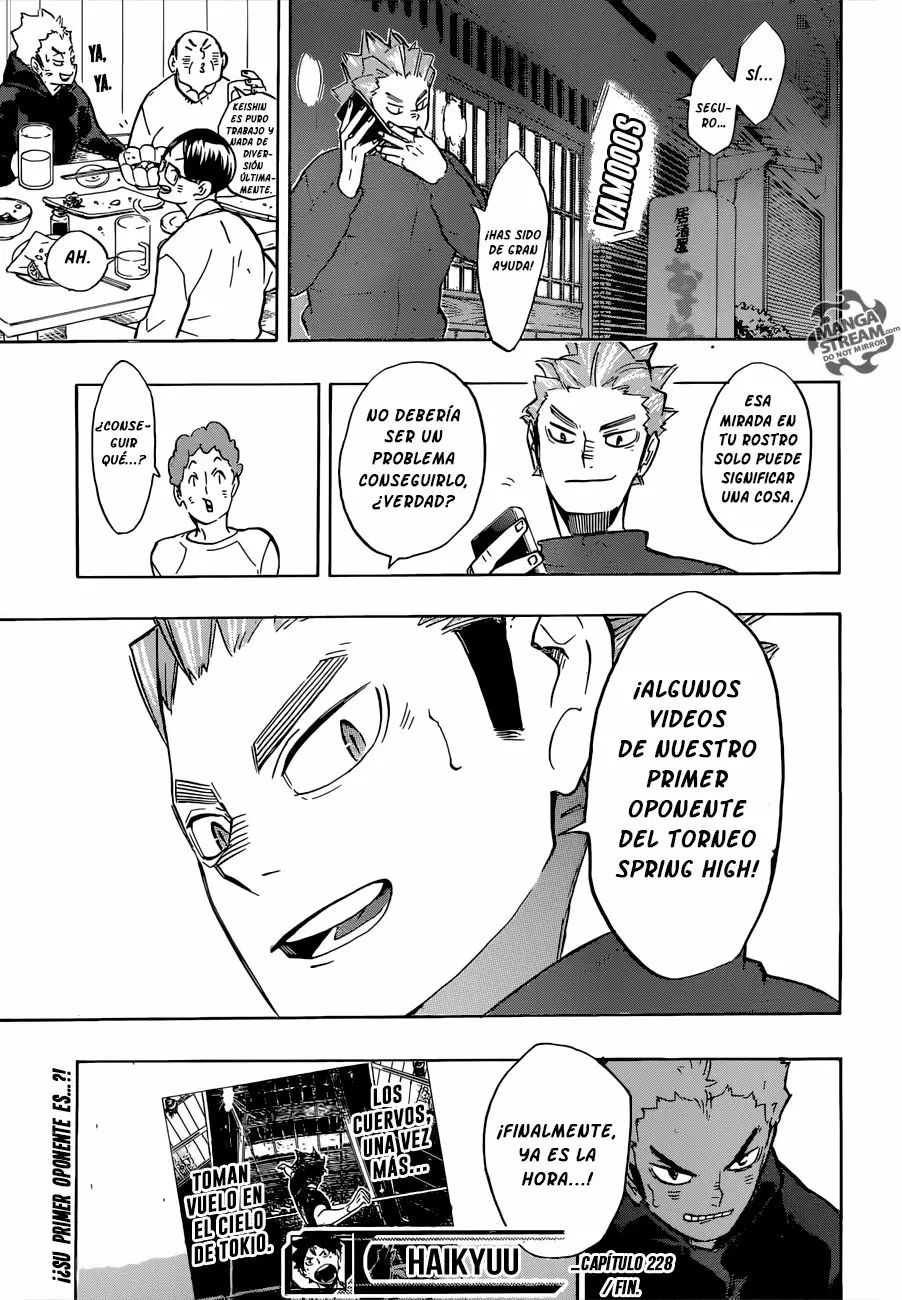 Haikyuu!! - Capítulo 228 - Página 20 - LectorTMOo