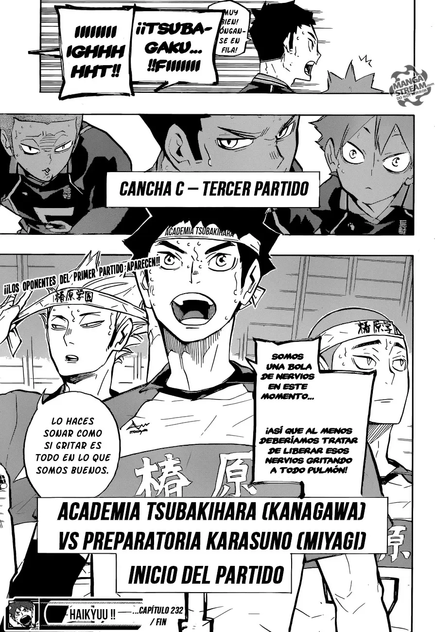 Haikyuu!! - Capítulo 232 - Página 18 - LectorTMOo