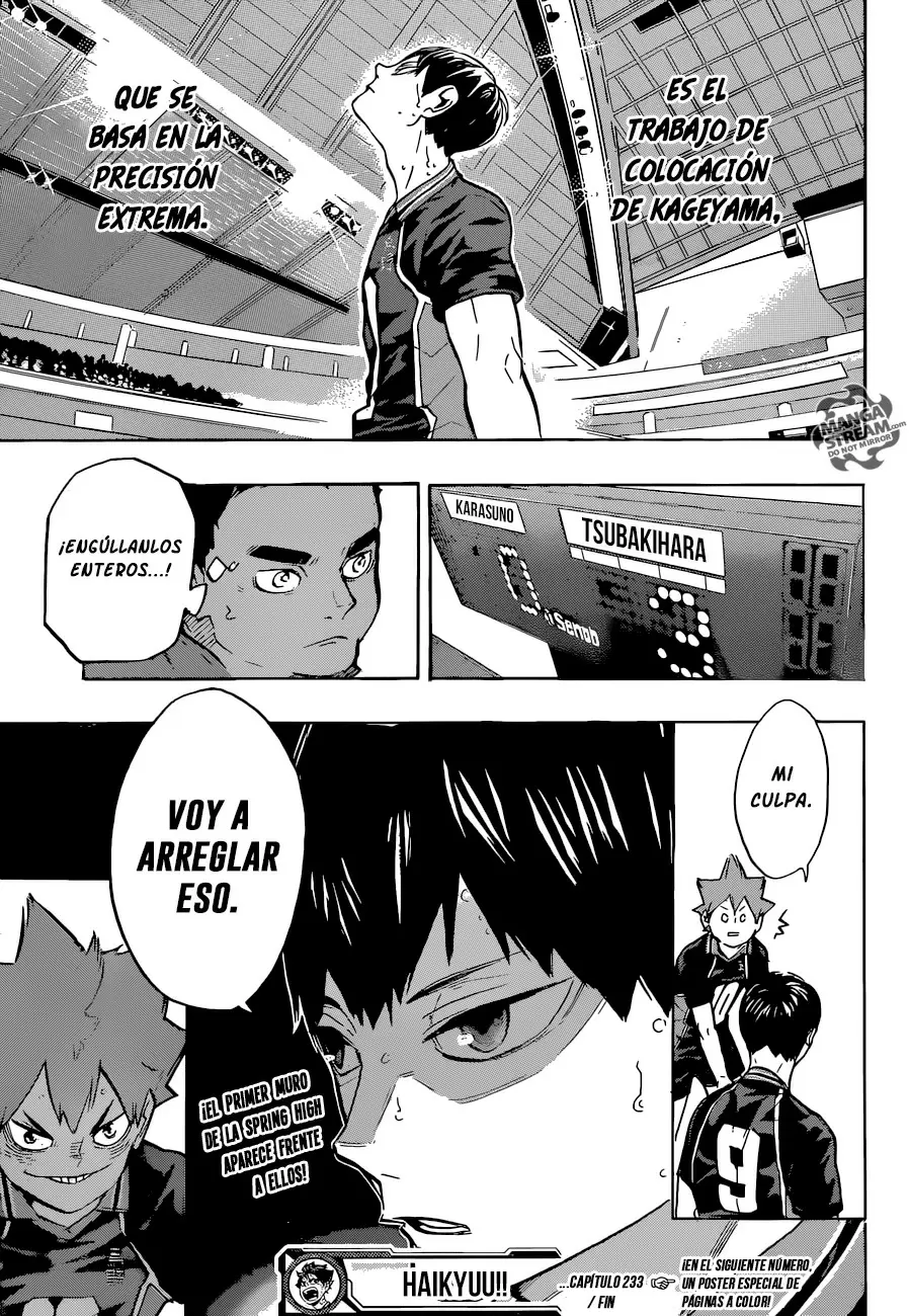 Haikyuu!! - Capítulo 233 - Página 19 - LectorTMOo