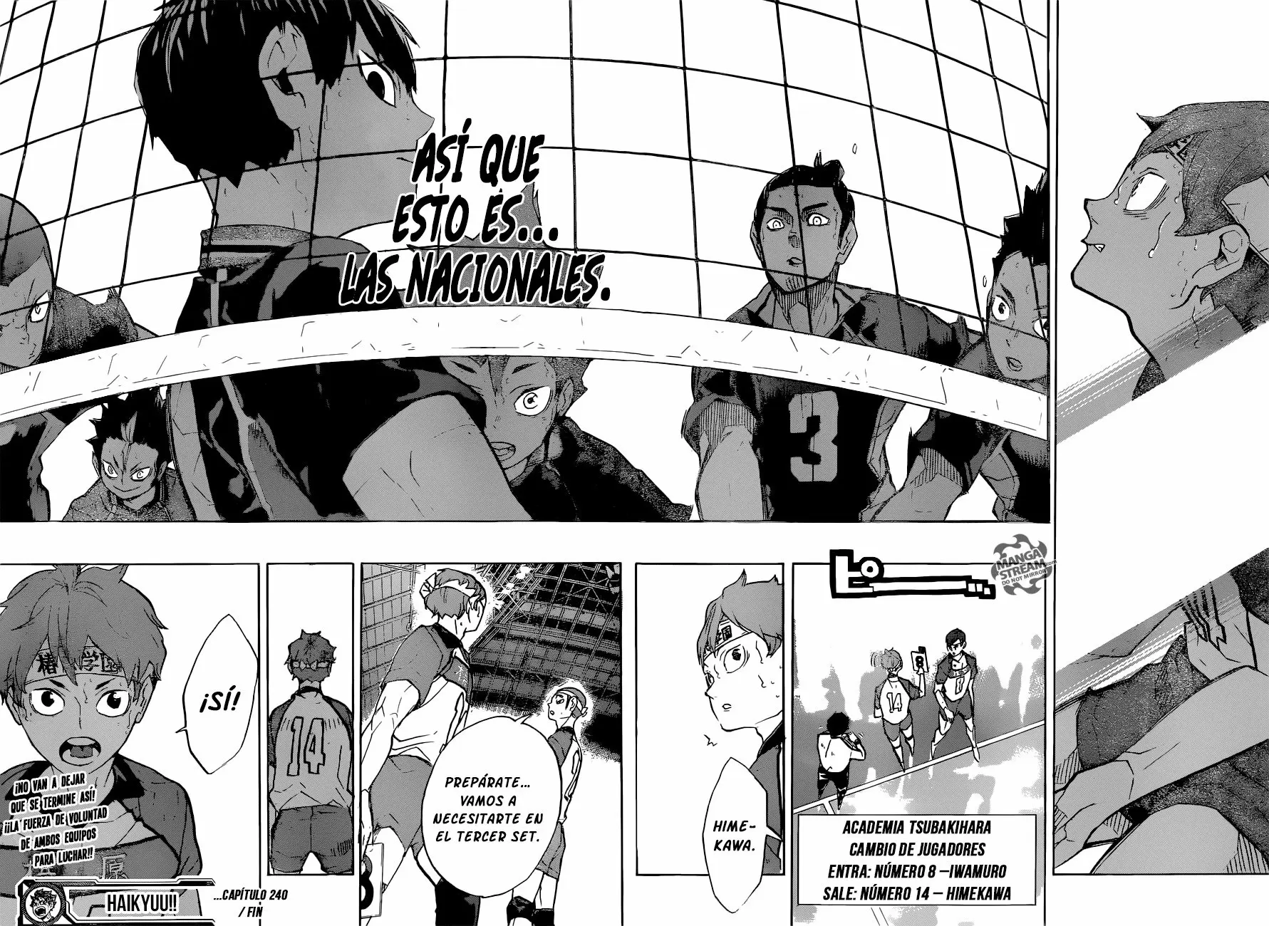 Haikyuu!! capítulo 240 página 19