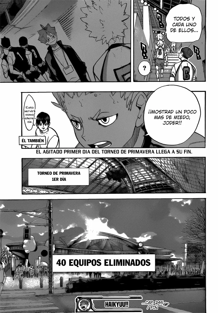 Haikyuu!! - Capítulo 245 - Página 19 - LectorTMOo