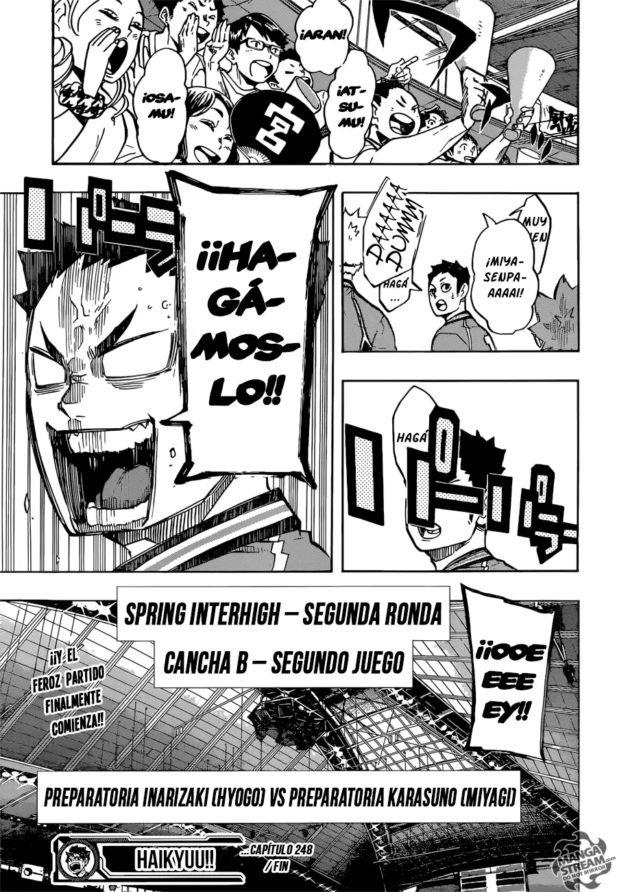 Haikyuu!! - Capítulo 248 - Página 19 - LectorTMOo