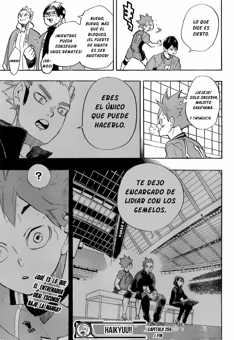 Haikyuu!! - Capítulo 256 - Página 19 - LectorTMOo