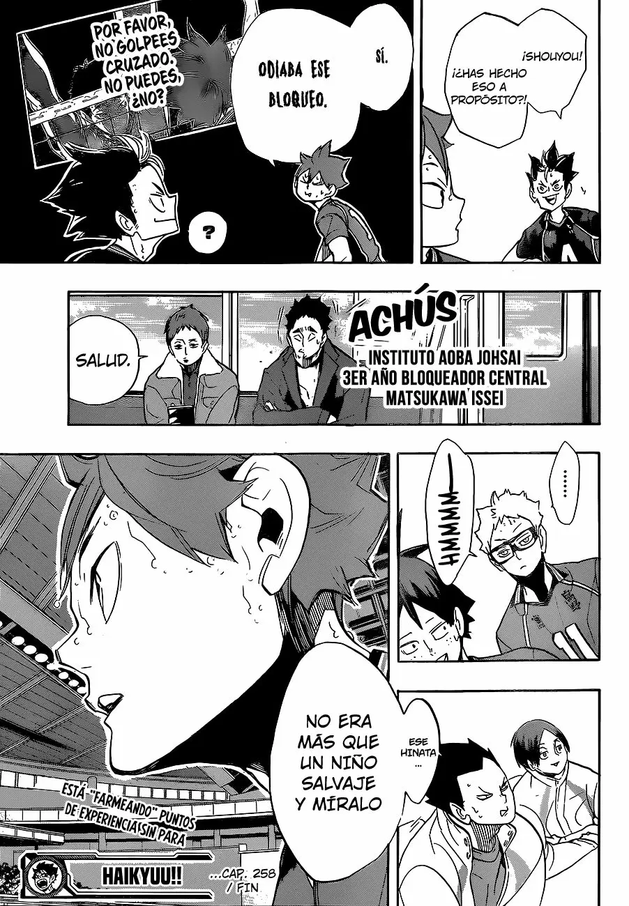 Haikyuu!! - Capítulo 258 - Página 19 - LectorTMOo