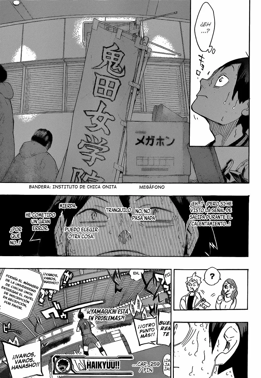 Haikyuu!! - Capítulo 259 - Página 20 - LectorTMOo